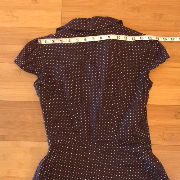 Polka Dot Cap Sleeve Dress - Picture 4 of 7